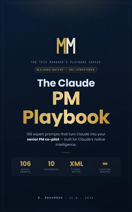 Cover of The Claude PM Playbook